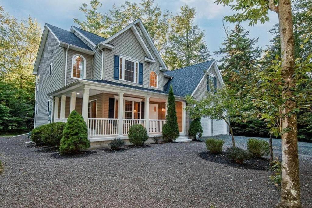 Luxury 4 Bedroom House In Pocono Mountains In Golf Course Near Lake Tobyhanna 外观 照片